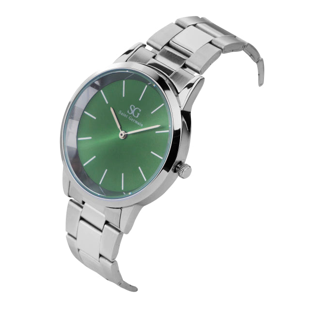 Relógio Masculino Belmont Green Silver 40mm