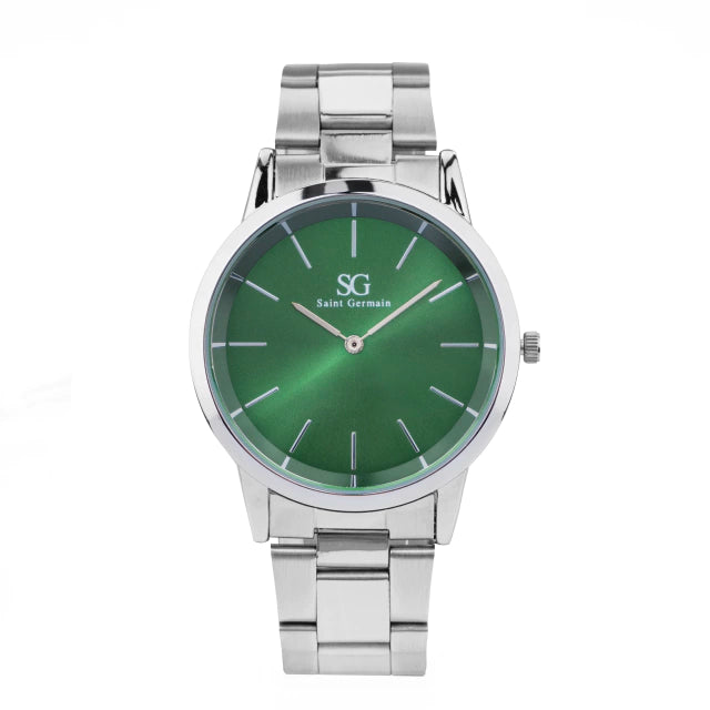 Relógio Masculino Belmont Green Silver 40mm